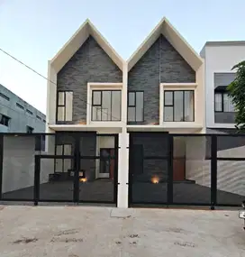 Rumah baru design scandinavian dalam komplek di Meruya Kembangan