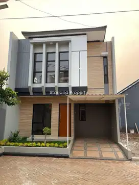 Rumah tropical modern full bata merah di Ciledug Tangerang