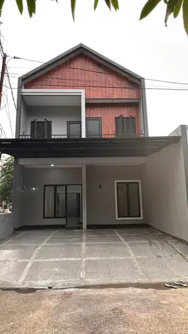Rumah siap huni model scandinavian di cluster Ciater Serpong