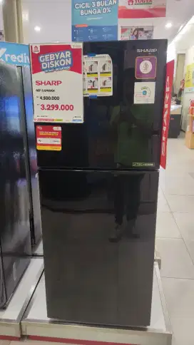 Kulkas sharp 2 pintu SJ246SIGK
