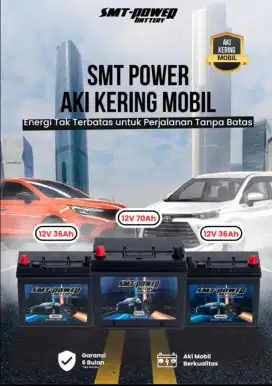 Aku kering Mobil berkualitas 12 volt 36 amper