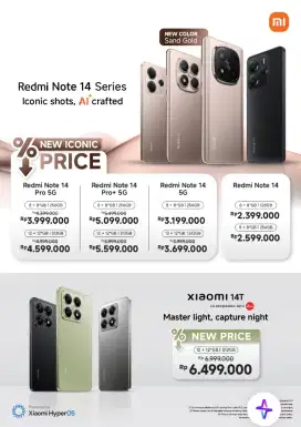 Redmi note 14 series banyak promonya