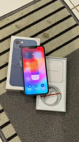 Dijual Iphone 13 Blue 128GB Teregister Beacukai Lengkap