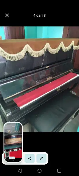 Jual piano merk weher kondisi mulus