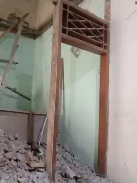 Kusen dan Pintu jati asli second