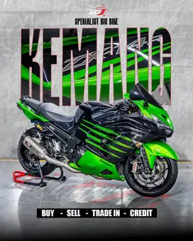 (BPKB & STNK) Kawasaki ZX14R SE Nik 2013 Yoshimura