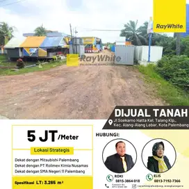 Dijual Cepat Tanah di Jl Soekarno Hatta Kota Palembang