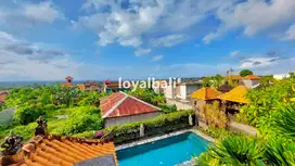 Vila dengan Pemandangan Teluk 3 Kamar Tidur di Jimbaran, Badung, Bali