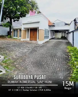 Dijual Rumah Komersial Surabaya Pusat ️ ️Lokasi sangat Strategis