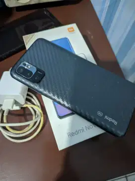 Redmi note 10 5g,cakep no minus 4+3/128