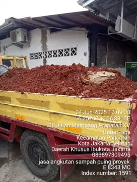 Jasa pengurugan dan buang puing sampah