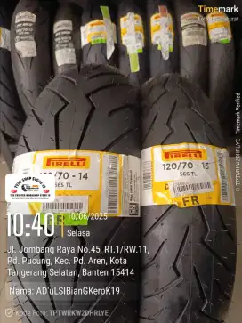 Ban Pirelli Diablo Rosso Scooter For Xmax and Forza (BIG MATIC)