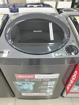 SHARP TOP LOADING 10KG CICILAN MULAI DARI 400RBAN AJA