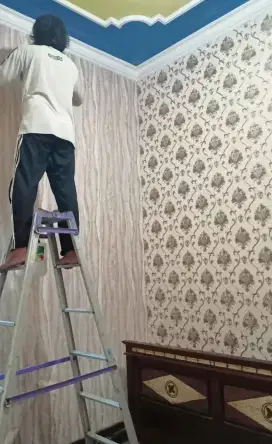 JASA PASANG WALLPAPER DINDING BAHAN