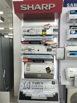 SHARP AC STANDARD ½PK Cicilan pakai Home Credit Free Instalasi