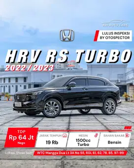Honda HRV RS Turbo 2022 HR-V Special Edition SE E Faktur 2023