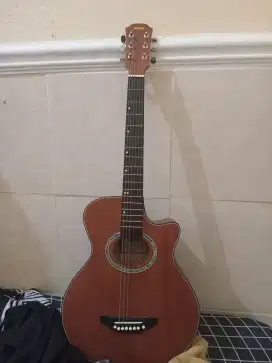 Gitar custome yamaha tanam besi