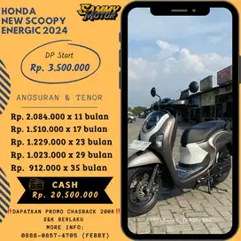 NEW SCOOPY ENERGIC 2024 PROMO CHASBACK