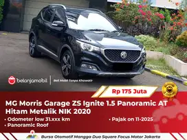 [ LOW KM ] MG Morris Garage ZS Ignite 1.5 Panoramic AT Hitam 2020/2021
