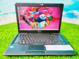 LAPTOP TOSHIBA C640 i5 8GB SSD 128GB & HDD320GB DESIGN CODING NGEBUT