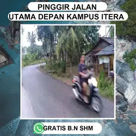TANAH KAMPUS ITERA DEPAN INDOMARET DAN JALAN TOL