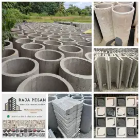 Paving konblok uditch udit grassblok kanstin buis beton box culvert
