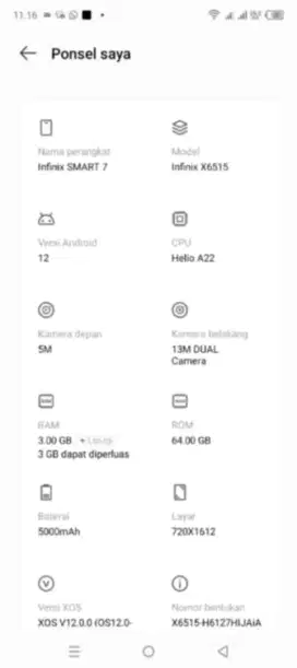 Infinix smart 7