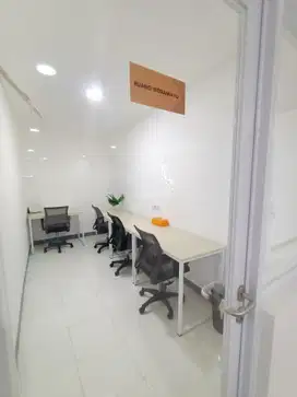 Sewa Kantor Private Office 4Pax Cuma 3,5jt/Bln dekat Harmoni, Monas