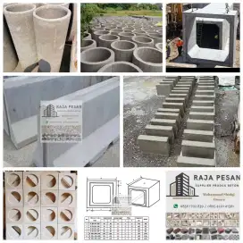 Paving konblok uditch udit grassblok kanstin buis beton box culvert