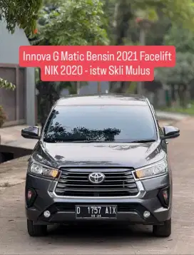 Innova G Matic Bensin 2021 istw
Nik Pembuatan 2020 (Facelift)