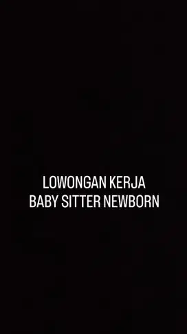 Babysitter Newborn Bayi baru lahir Sidoarjo
