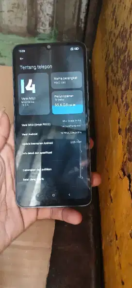 POCO C65 ram 8/256gb Batangan