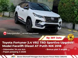 [ GARANSI 1TH ] Toyota Fortuner 2.4 VRZ TRD Sportivo Diesel 2018/2019