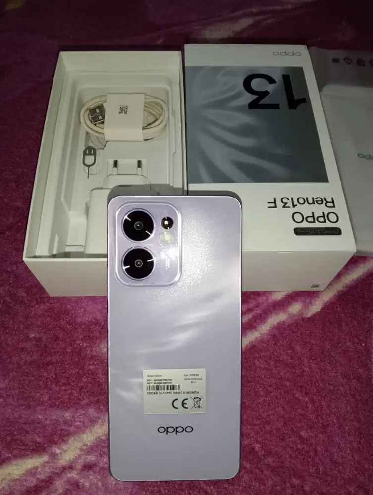 HANDPHONE OPPO RENO 13F 8/256 PURPLE