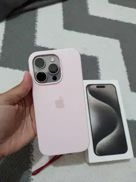 Iphone 15 pro, 14,5jt garansi on s/d agustus 2025, bh 90% ex ibox