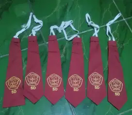 6 BUAH DASI SD LOGO SABLON
