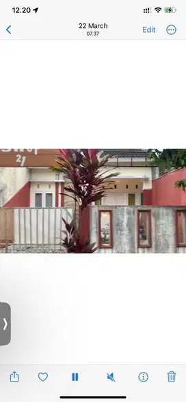 Dijual Rumah type 36 tapi total luas tanah 94m