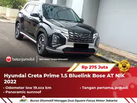[ LOW KM ] Hyundai Creta Prime 1.5 Sunroof Bluelink Bose AT 2022/2023