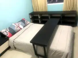 Apartemen Saladin, Studio Syariah, 2 view kota gunung, lengkap,stasiun