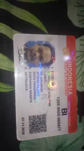 Cari kerjaan saya punya SIM b1