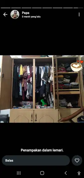 Lemari pakaian jumbo 6 pintu