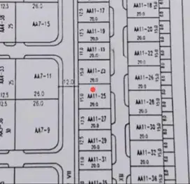 Dijual Tanah Nomer Cantik  VBI Pakuwon Indah surabaya Barat