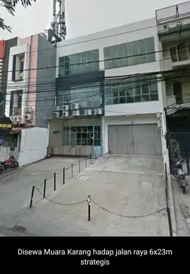 ruko 2 lantai muara karang raya 6x18m depan BCA , bakpau a1