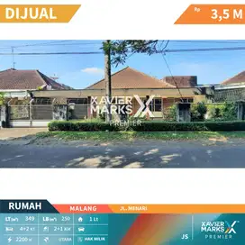 Dijual Rumah Klasik Luas Tengah Kota Malang di Klojen Malang