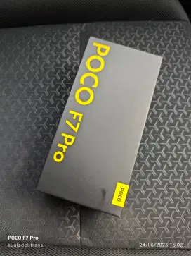 Poco F7 Pro Silver 12gb 512gb pakai baru 29 April 2025