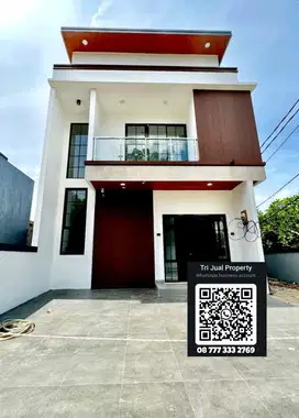 Jual rumah modern minimalis 2 lantai dalam.cluster dekat tol parigi