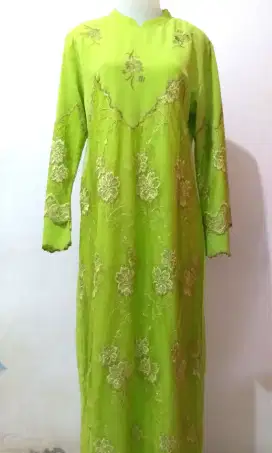 Gamis Brukat Hijau (M)