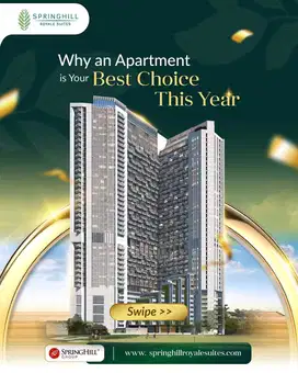 APARTEMEN SPRINGHIL KEMAYORAN TOWER BARU & UNIT BARU DP 0% VIEW GOLF