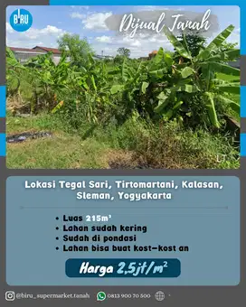 Tanah di Kalasan Yogyakarta