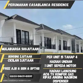 Dijual Rumah Villa Cantik, Casablanca Residence Bogor. 2 juta-an